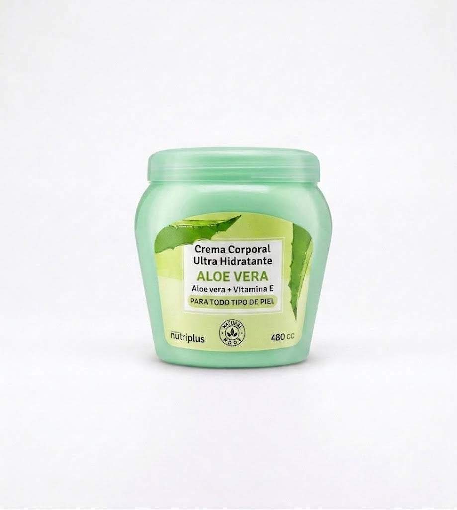 Crema Ultra Hidratante Aloe Vera · 480 cc