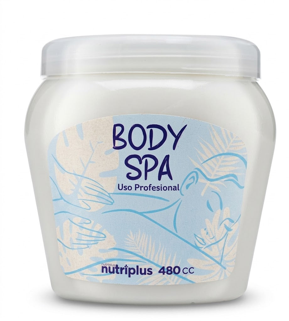 Crema Corporal Body Spa Uso Profesional, pote de 480 cc
